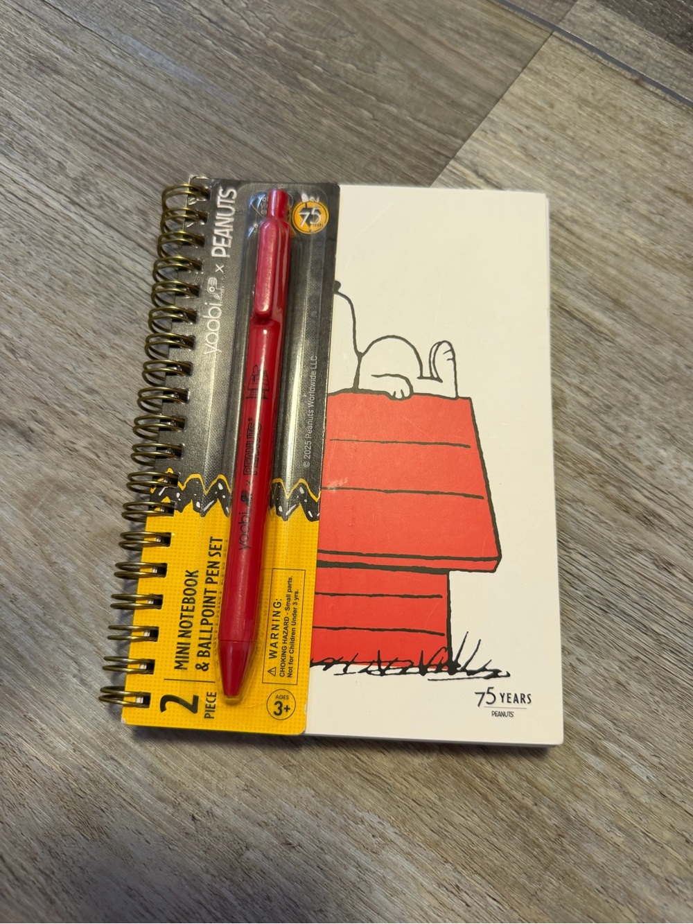 Peanuts x Yoobi Mini Notebook